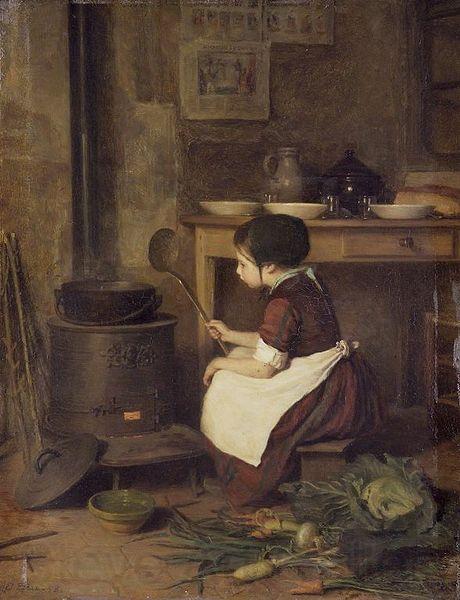 Pierre Edouard Frere Little Cook Norge oil painting art